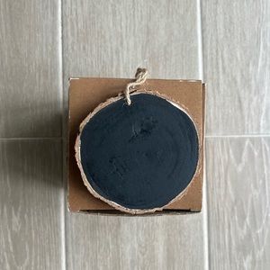 Log Slice Chalkboard Tags